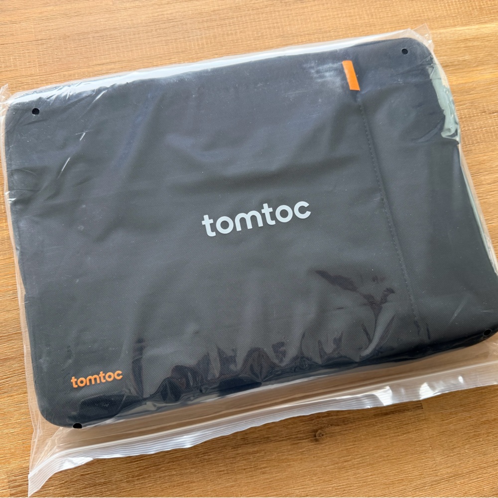 Tomtoc Black MacBook 13 inch Sleeve Case - Protective Carrying Sleeve